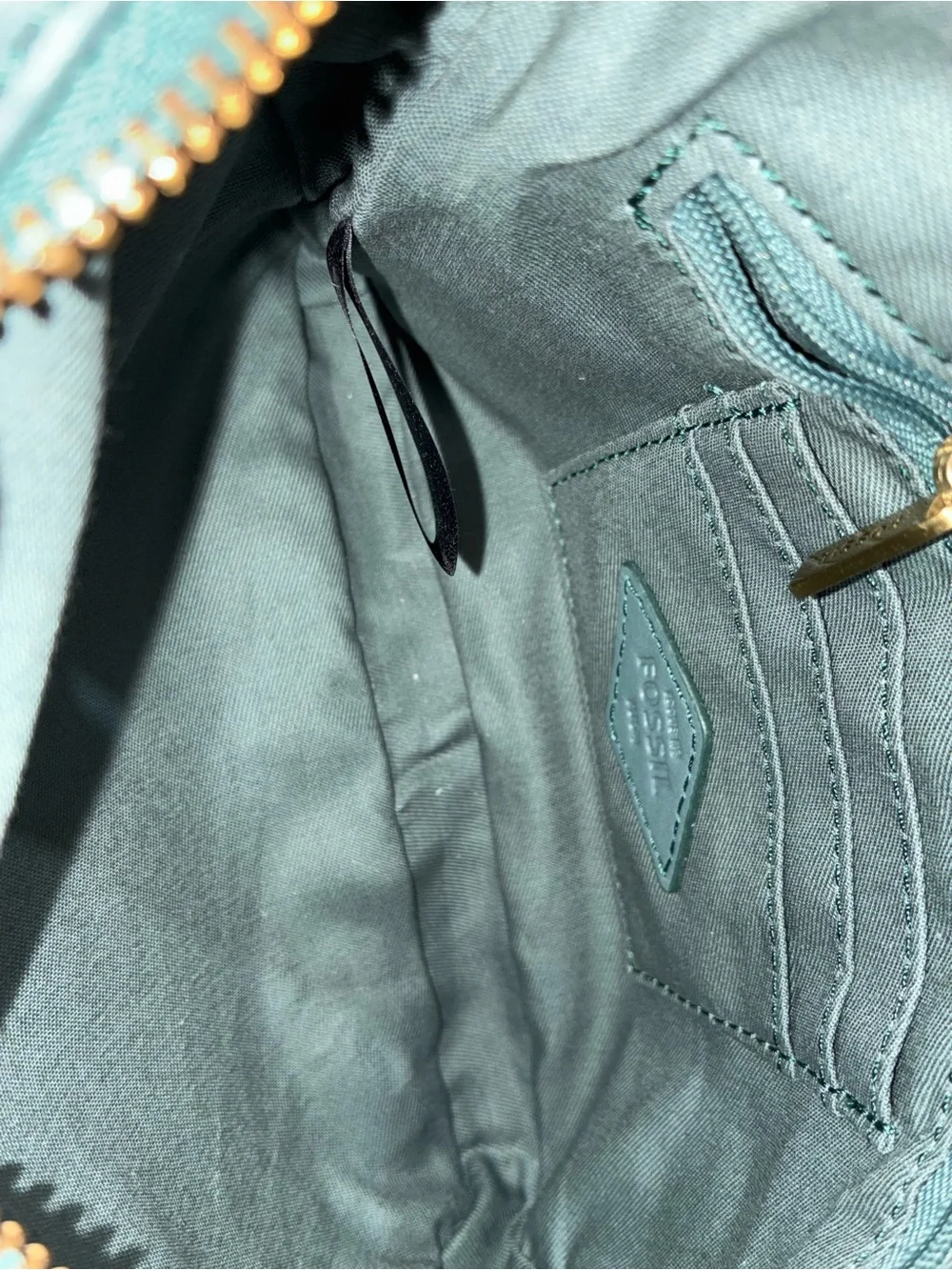 Fossil detail crossbody